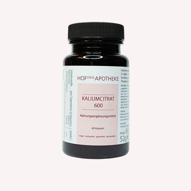 Kaliumcitrat 600 mg (60 Kapseln)