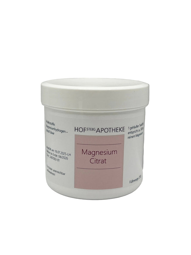 Magnesiumcitrat (250g Pulver)