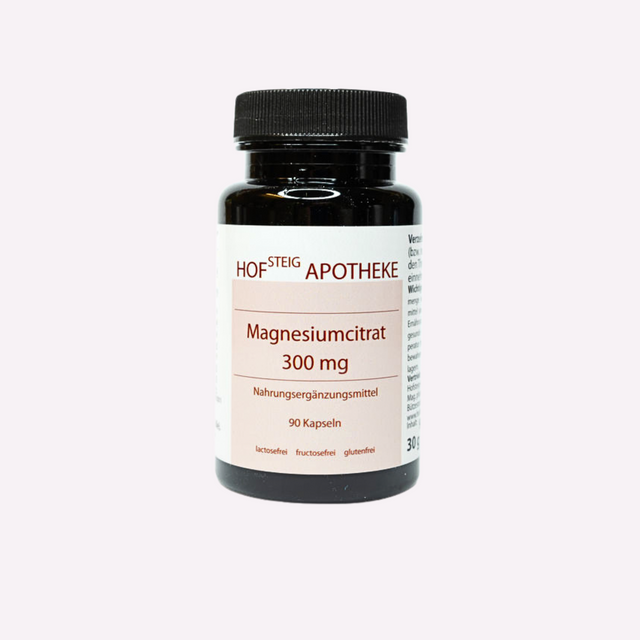 Magnesiumcitrat 300mg (90 Kapseln)