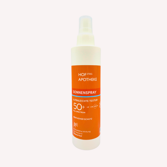 Sonnenspray mit Vitamin E und Aloe Extrakt LSF 50+ (200 ml Dose)