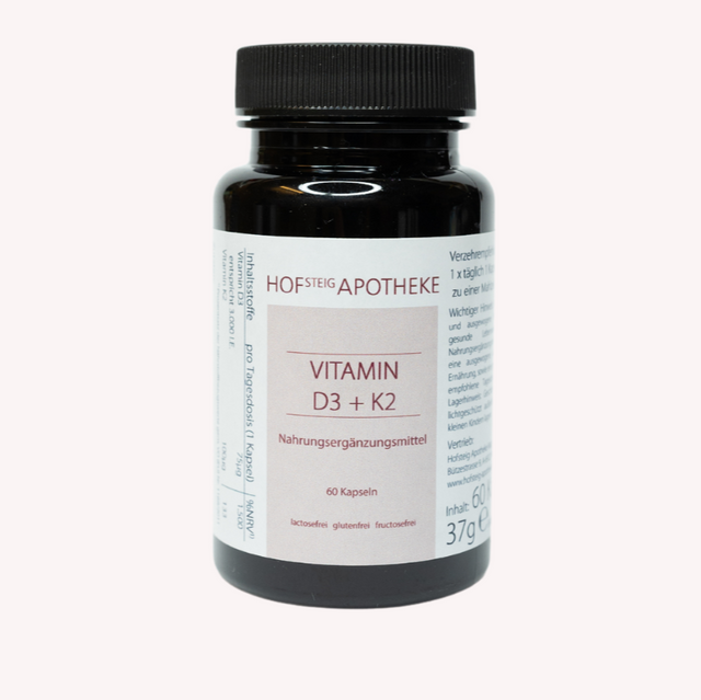 Vitamin D3+K2 (60 Kapseln)